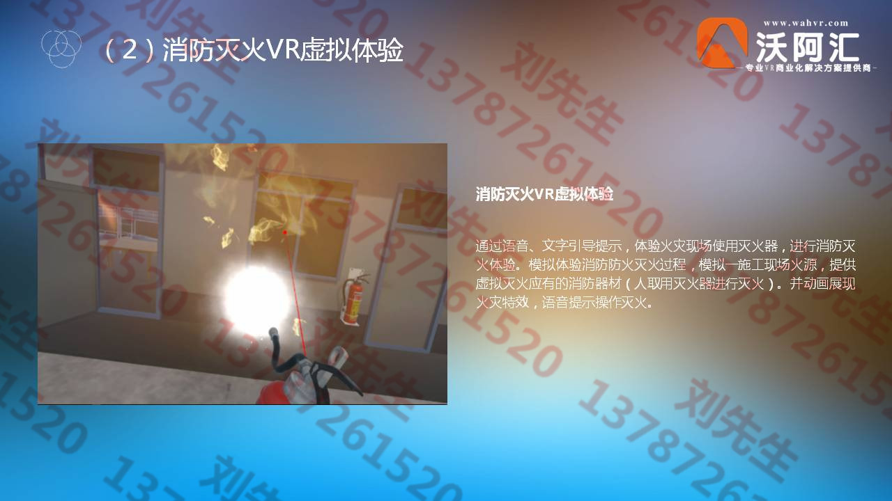 沃阿VR技术建筑馆安全体验图片