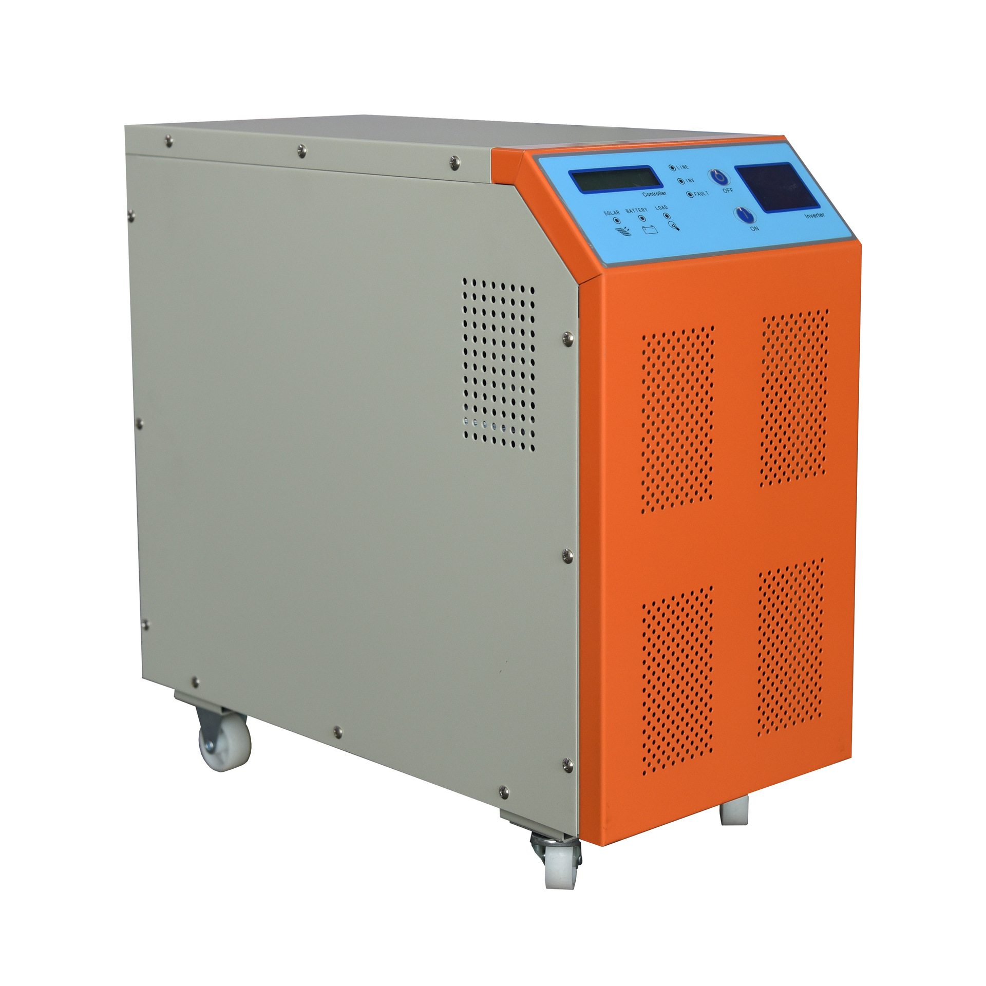 5KW96V内置40A控制器双屏显示太阳能逆变控制一体机图片