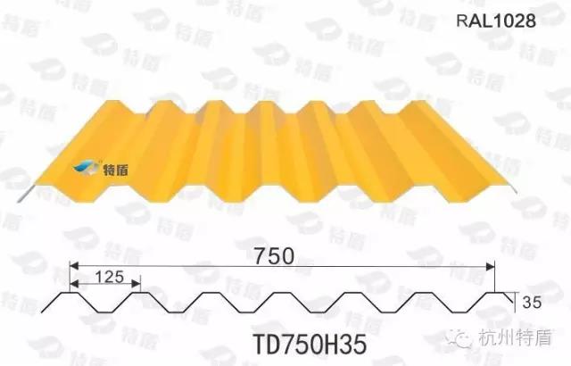 35-125-750压型钢板图片
