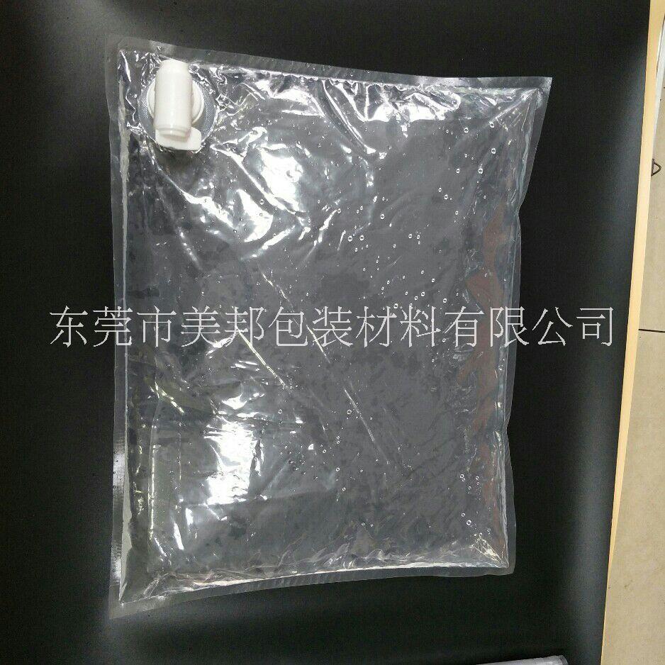 防爆抗压大容量液体吸嘴袋 5/10L带阀门BIB盒中袋现货 酒水饮料镀铝透明水龙头盒中袋