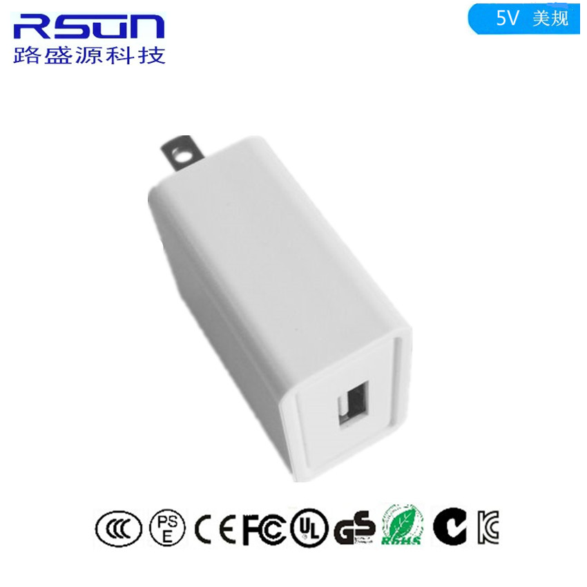 RSUN-热销产品5v2a同步整流电源适配器10W美规USB充电器图片