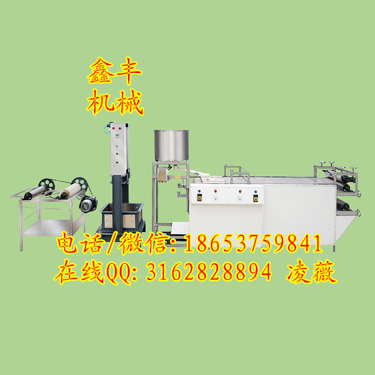 河北 全自动豆腐皮机器 制作豆腐皮机器多少钱 免费培训技术图片