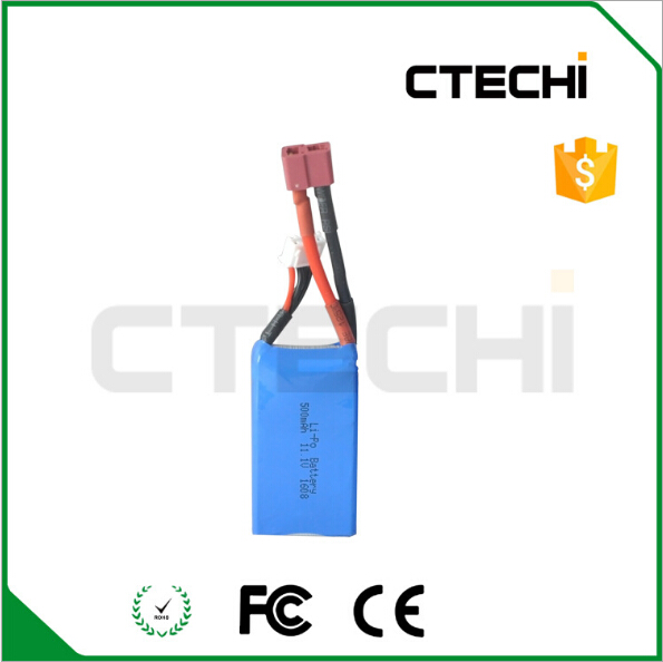 厂家定制直销11.1V 500MAH可充高倍率航模锂聚合物电池 航模电池 航模锂电池