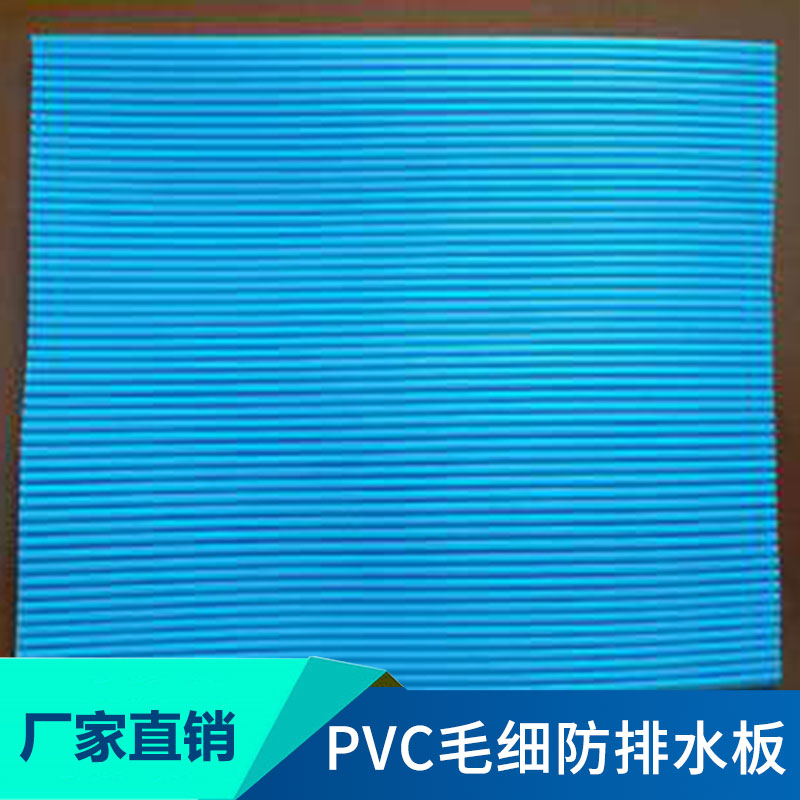 泰安九洲土工材料PVC毛细防水排水板高密度聚合材料绿化排水板批发图片