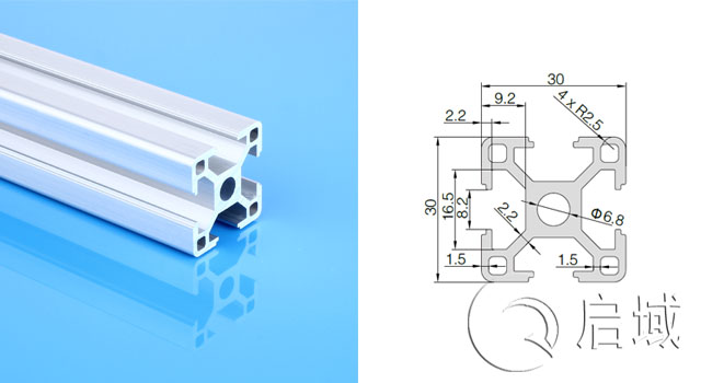 3030欧标铝型材启域工业铝型材加工厂家工业铝型材框架