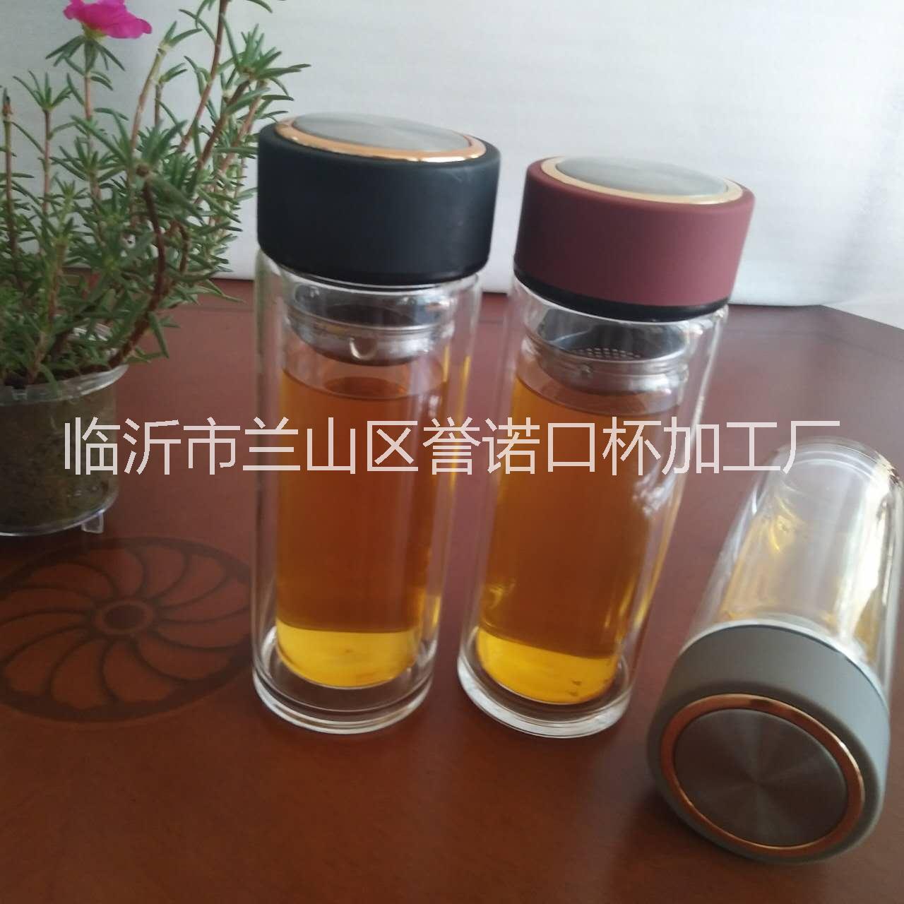 临沂市新款玻璃杯Q7盖水晶双层玻璃杯厂家新款玻璃杯Q7盖水晶双层玻璃杯透明水晶杯