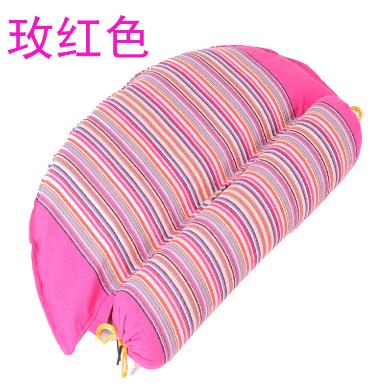 純棉粗布頸椎枕蕎麥殼保健枕頭圖片/純棉粗布頸椎枕蕎麥殼保健枕頭樣板圖 (3)