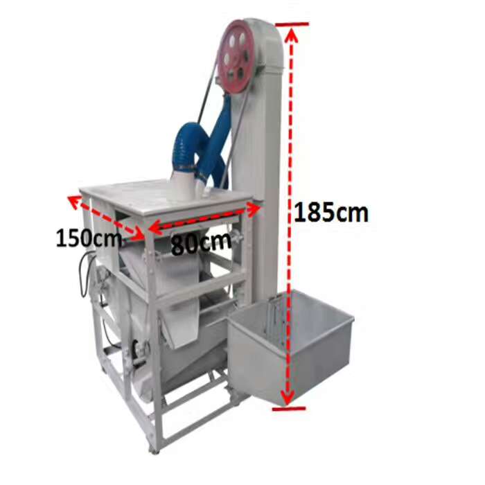 玉米除杂机小型复式振动筛多功能震动精选机粮食筛选机颗粒振动筛多功能精选机图片