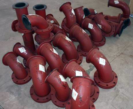 鋼襯聚丙烯彎頭圖片