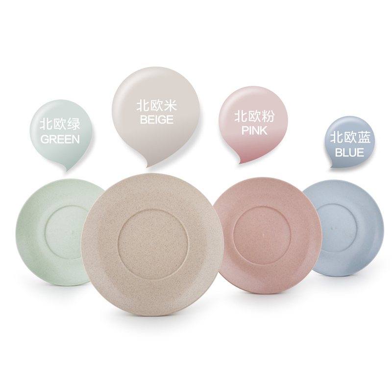 貝合小麥套盤，環(huán)保餐盤，菜盤魚盤圖片