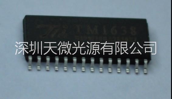 LED数码管显示驱动IC    TM1638