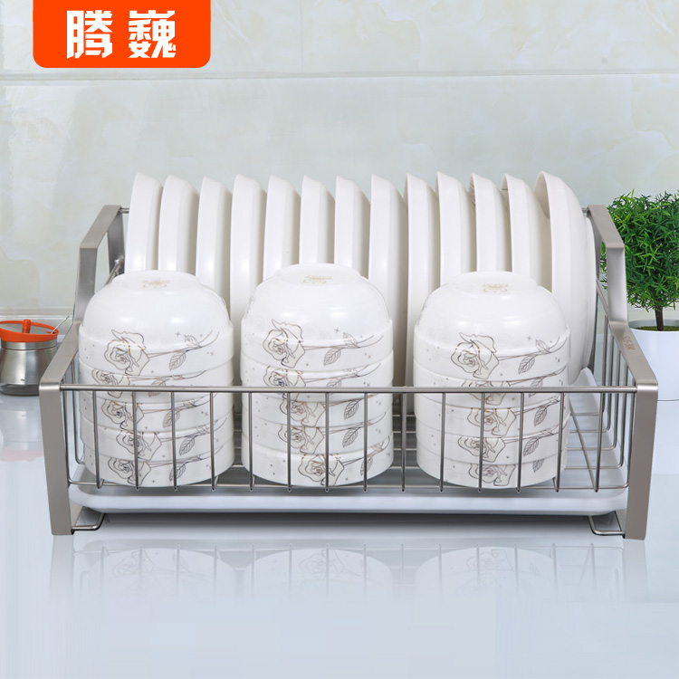 碗架批發(fā) 供應碗碟架 廣東304不銹鋼碗碟瀝水架價格 廚房置物架
