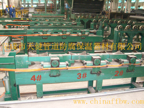 管道內(nèi)噴丸（砂）生產(chǎn)線圖片