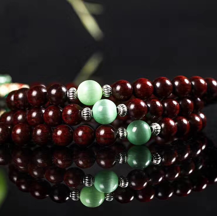 九華山善福6mm*108顆 九華山6mm*108顆小葉紫檀