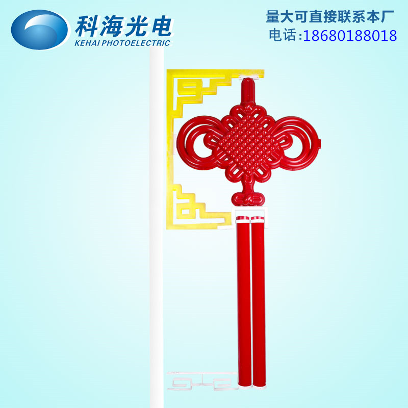 燈桿亮化led中國結廠家直銷圖片