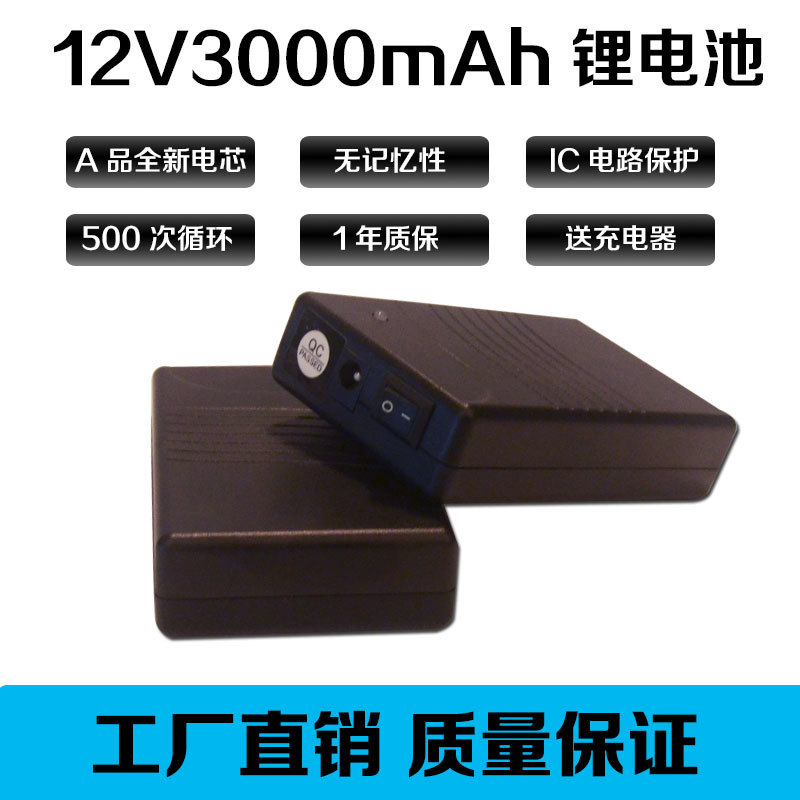 12V3000mAh毫安图片