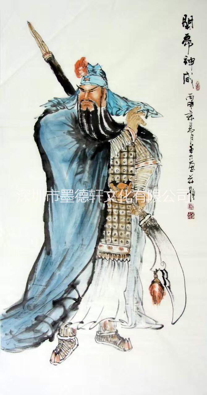 手繪水墨歷史人物國畫框裝裱裝飾畫圖片/手繪水墨歷史人物國畫框裝裱裝飾畫樣板圖 (2)