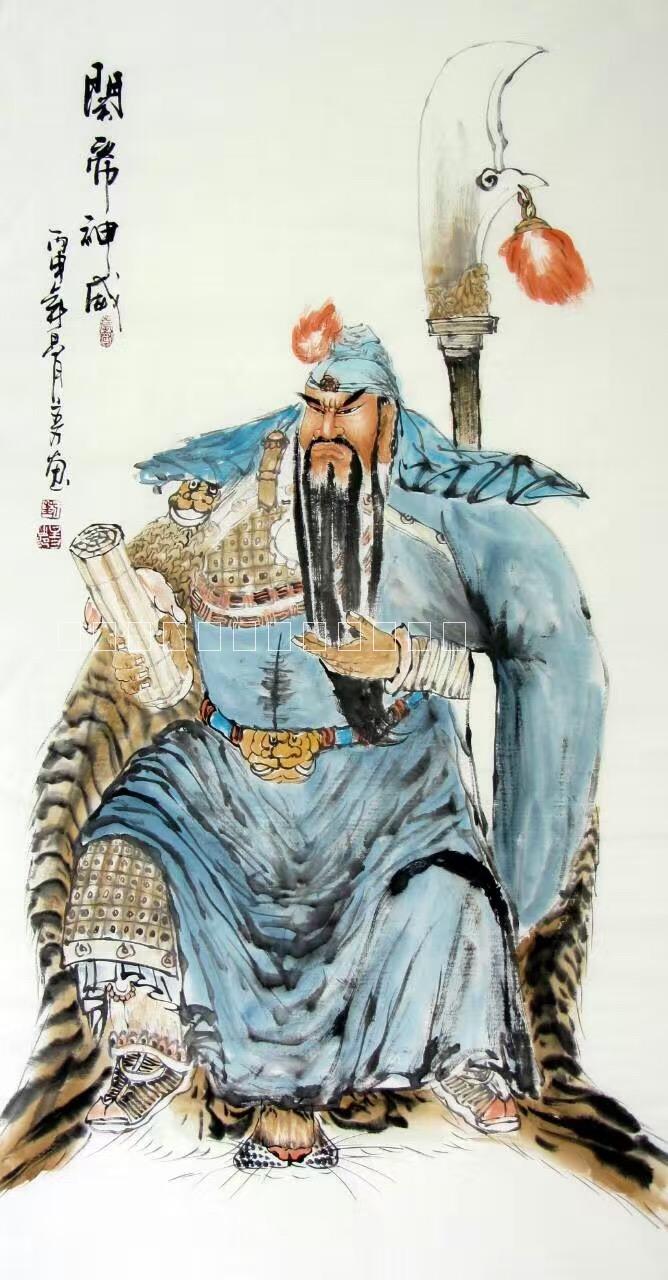 手繪水墨歷史人物國畫框裝裱裝飾畫圖片/手繪水墨歷史人物國畫框裝裱裝飾畫樣板圖 (3)