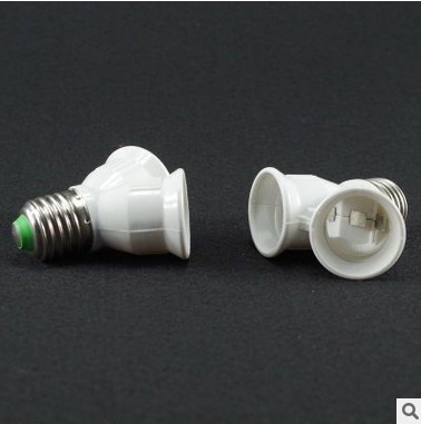 E27-2E27轉(zhuǎn)換燈座圖片/E27-2E27轉(zhuǎn)換燈座樣板圖 (2)