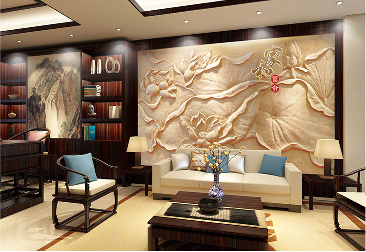 浮雕背景墻圖片