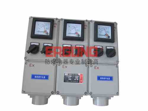 防爆操作柱（一表兩鈕）