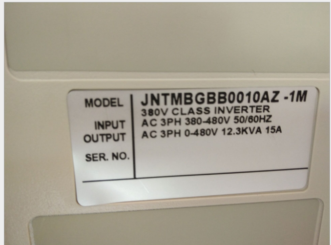 东元变频器7200MA 7.5KW 380V TECO JNTMBGBB0010AZ-U-