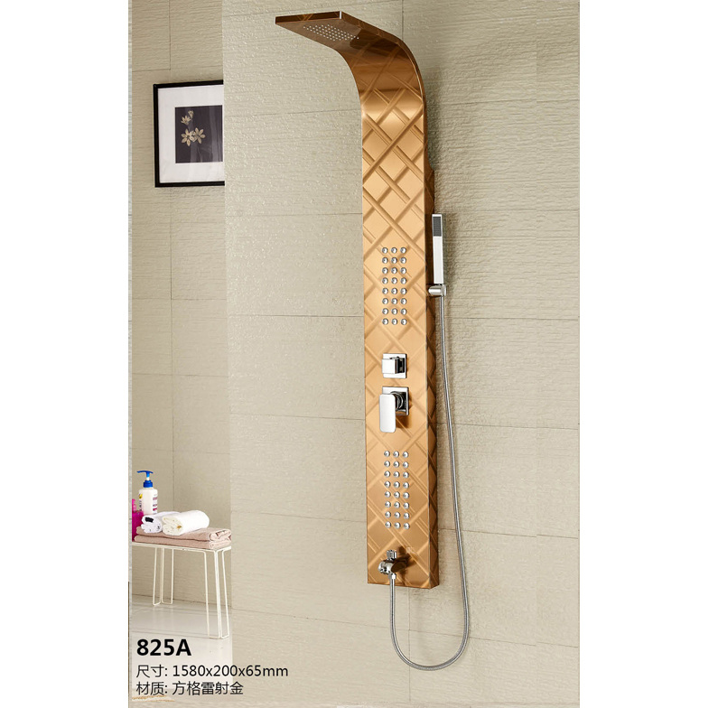 304不銹鋼淋浴屏拉絲掛式暗轉(zhuǎn)五圖片