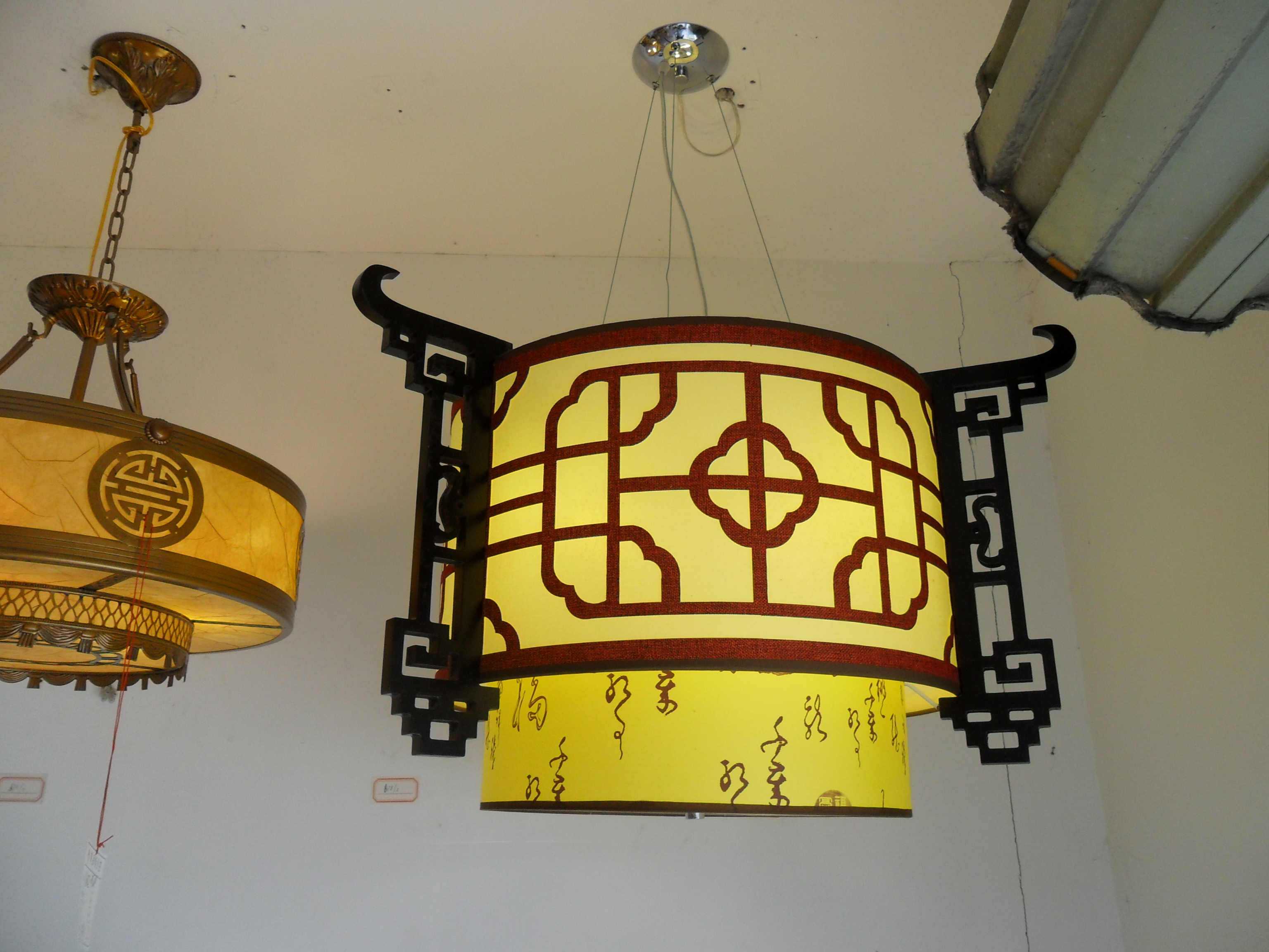 現(xiàn)代羊皮燈圖片/現(xiàn)代羊皮燈樣板圖 (4)