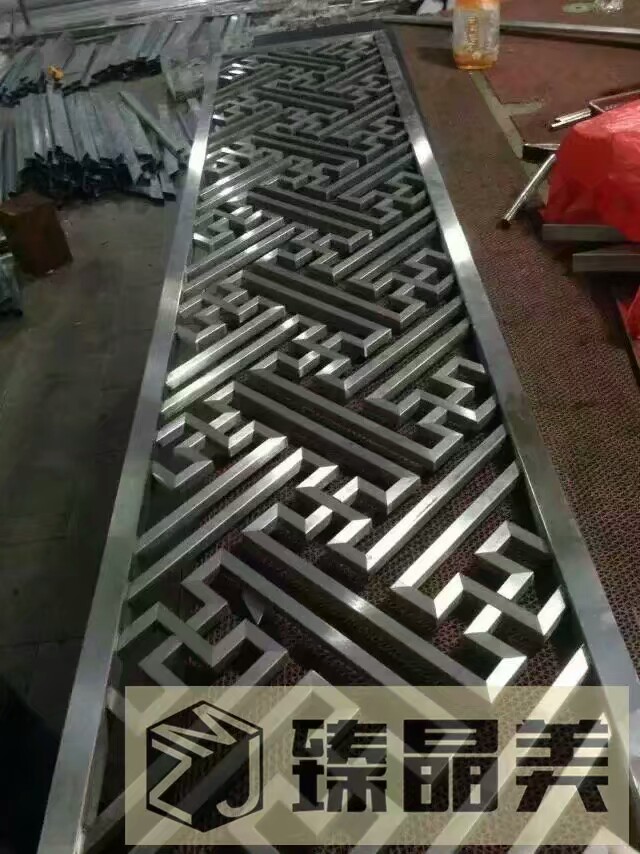 不銹鋼屏風(fēng)隔斷圖片/不銹鋼屏風(fēng)隔斷樣板圖 (3)