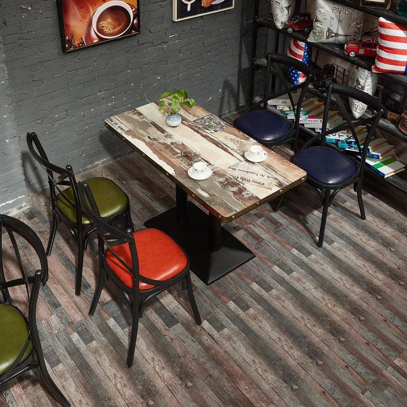 陜西主題快餐桌椅 咖啡店桌椅圖片