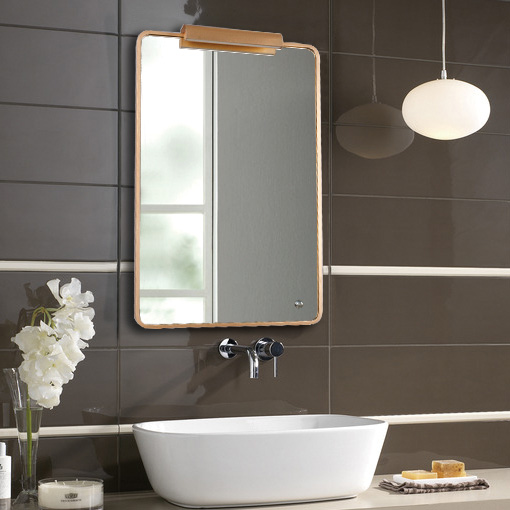 衛(wèi)浴帶燈鏡 鋁合金發(fā)光鏡圖片