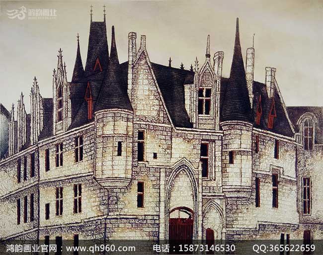 任時光流逝  福建蛋殼鑲嵌漆畫景