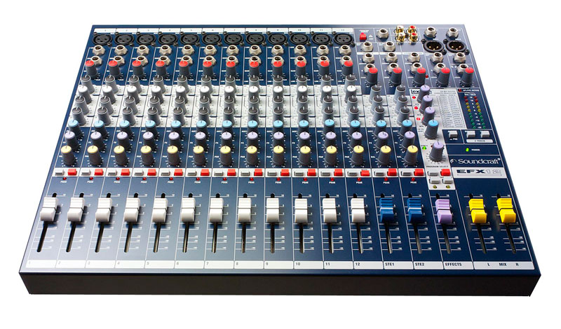 声艺 EFX12 RW5759 Soundcraft 英国声艺调音台 12路带莱斯康效果调音台图片