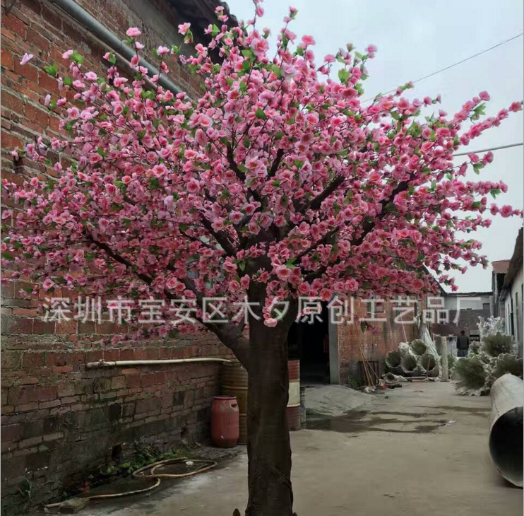 十里桃花仿真桃花树大型桃花树园林景观桃花树仿真樱花树批发图片