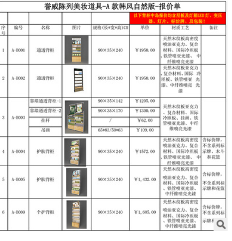 广州市化妆品陈列展示柜厂家