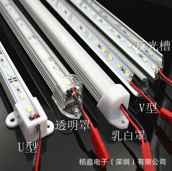 厂家批发12V 5050LED硬灯条 手机珠宝展柜超高亮72灯珠LED硬灯带