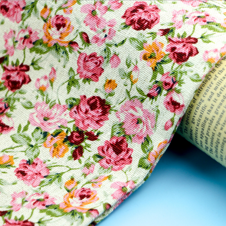 亞麻棉面料圖片