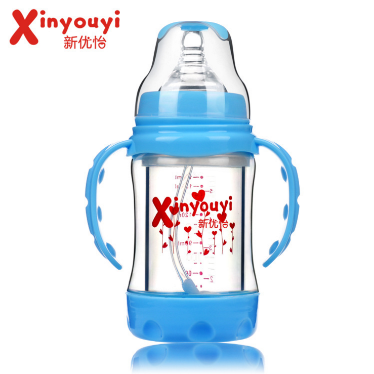 雙層防爆玻璃奶瓶圖片