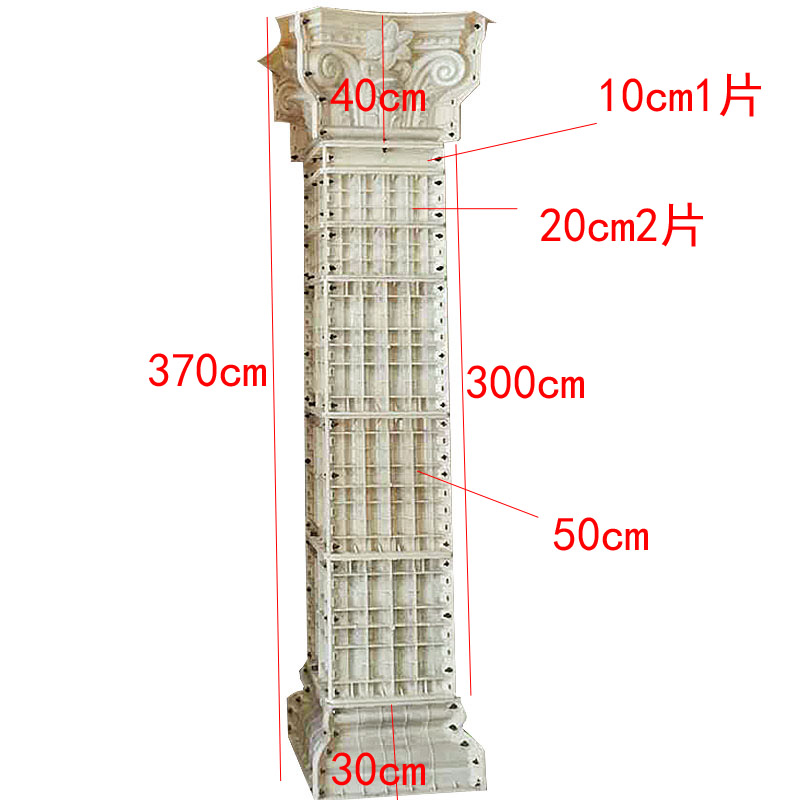 罗马柱模具  欧式构建   欧式罗马柱模具建筑柱子模具 罗马柱模具建筑柱子模具厂家直销图片