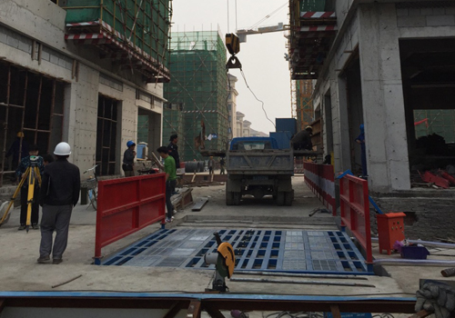 柳州工地洗輪機，柳州工地洗車槽圖片