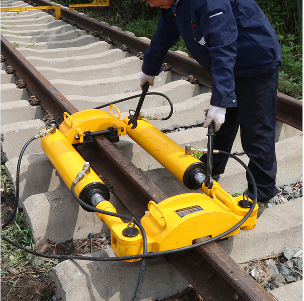 YLS-1000液压钢轨拉伸器_液压钢轨拉伸器价格_液压钢轨拉伸机 YLS-1000型液压钢轨拉伸器图片