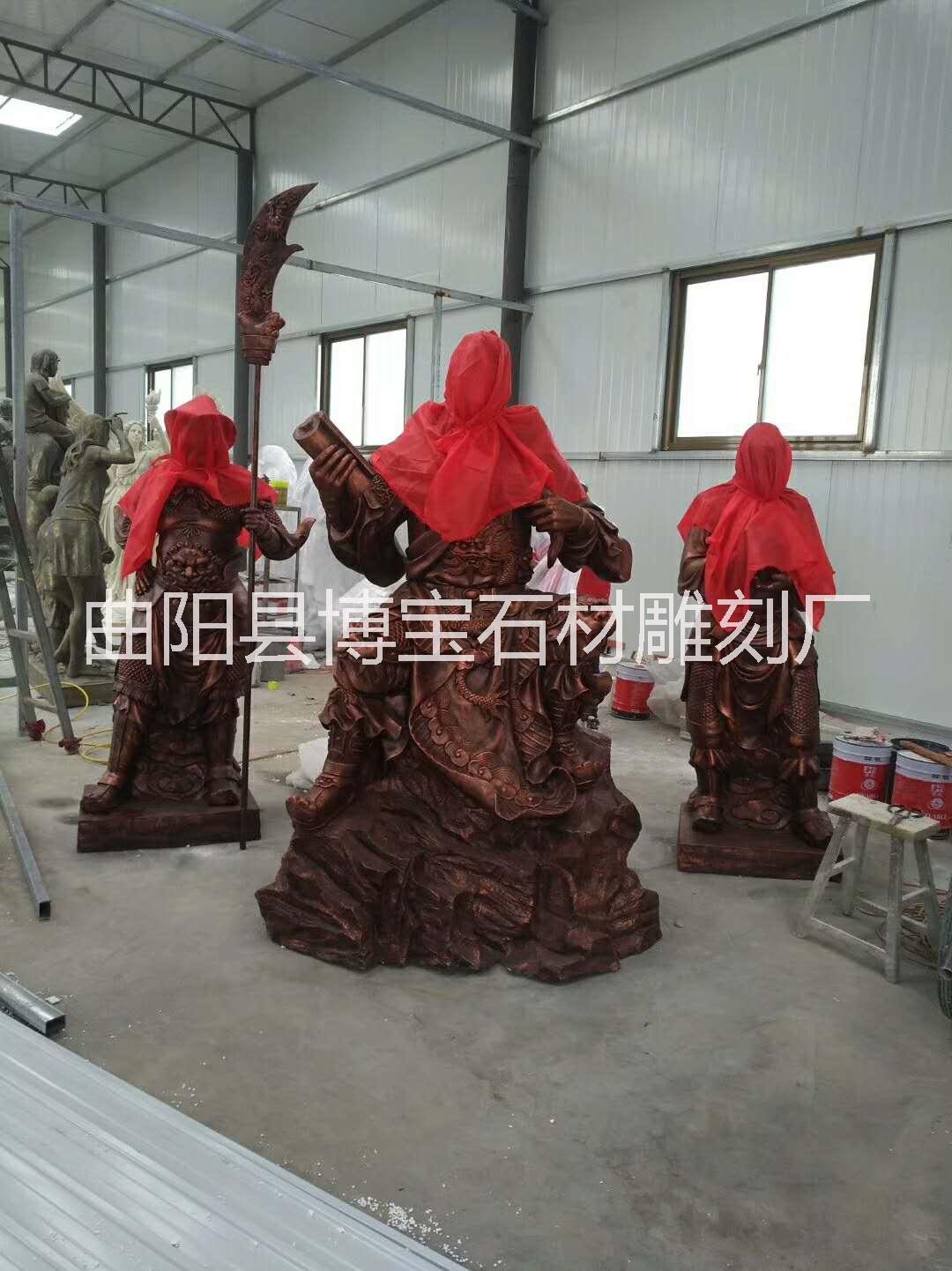 玻璃钢关公雕塑财神 树脂工艺品人物 神像关公彩绘批发 玻璃钢关公雕塑