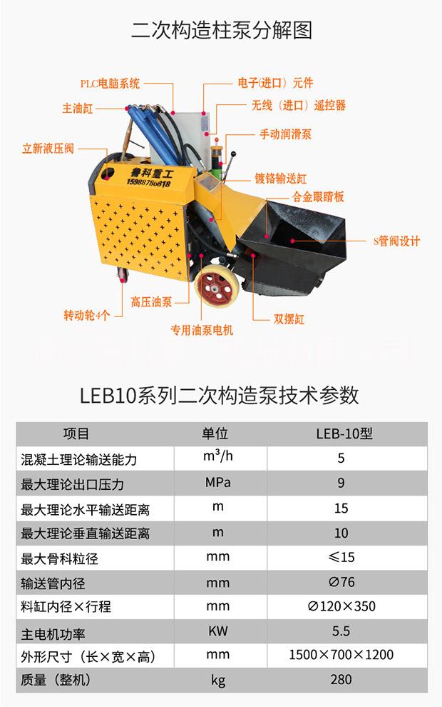 小型混凝土輸送泵圖片/小型混凝土輸送泵樣板圖 (3)
