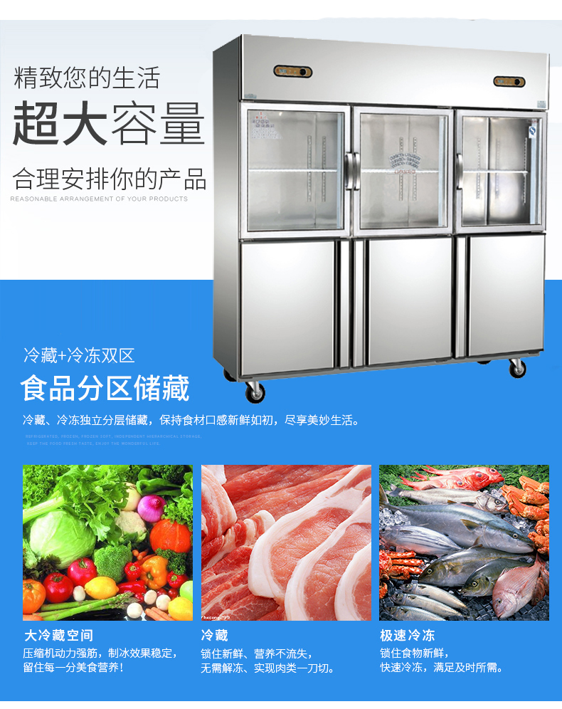 明光商用廚房冷柜圖片