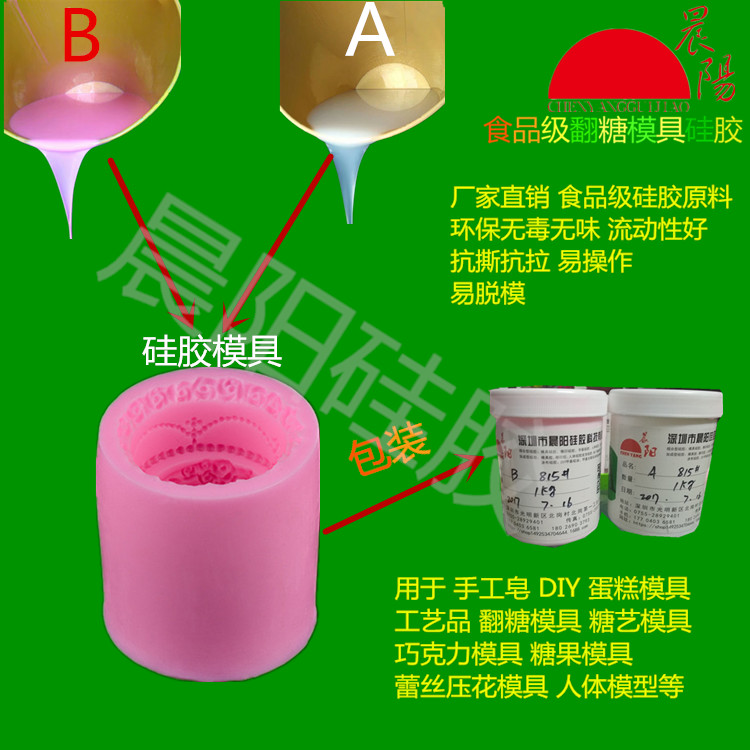 食品级AB 液态硅橡胶环保液体硅胶图片