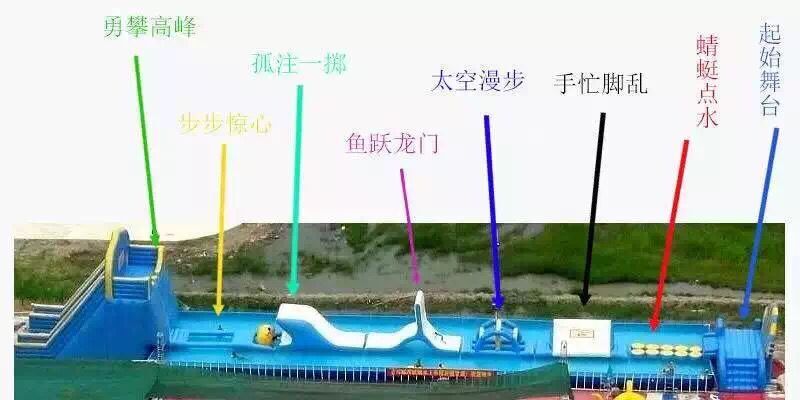 国内领先水上乐园租赁大型水上闯关图片