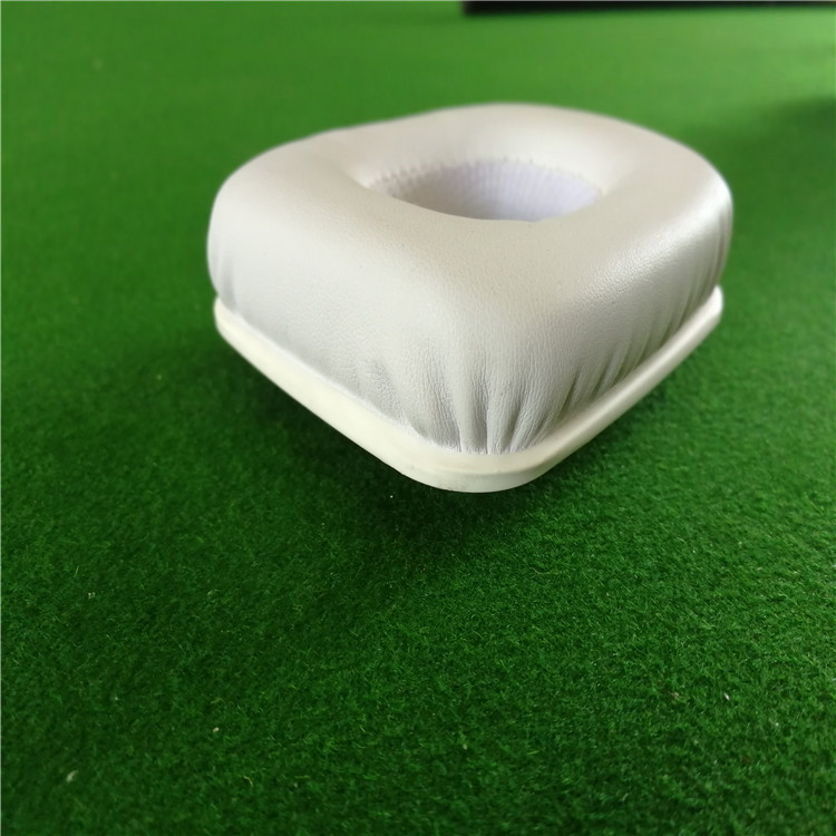 廠家直銷方形蛋白皮耳機(jī)套價(jià)格/皮耳套圖片