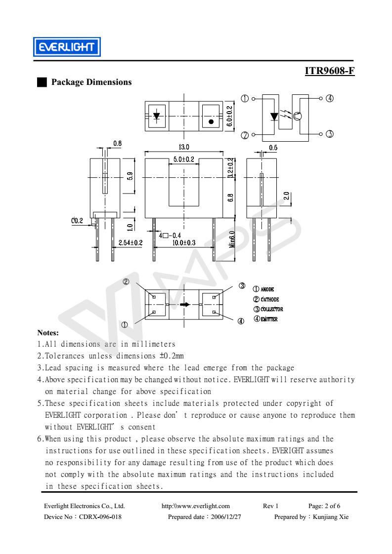 广州市槽型光电开关报价厂家槽型光电开关报价　槽型光电开关 U型光耦 红外线对管ITR9608-F