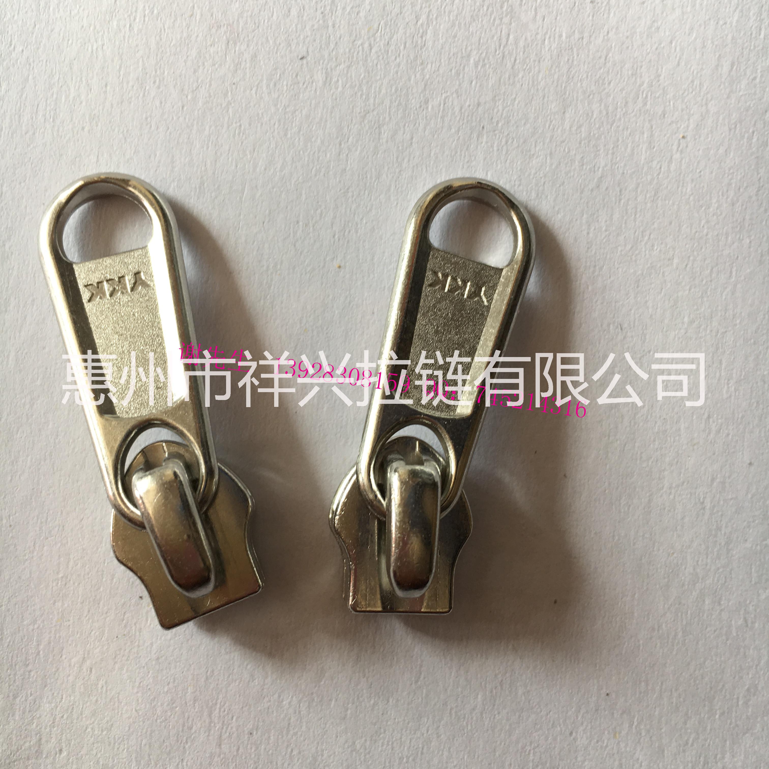 YKK5号尼龙拉链箱包拉链 YKK5号尼龙拉头箱包拉头 YKK5号尼龙拉头箱包拉头银色图片