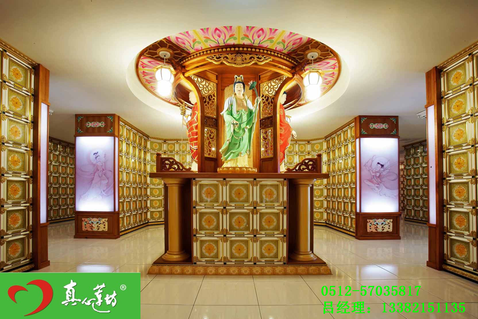 骨灰盒存放架圖片/骨灰盒存放架樣板圖 (3)